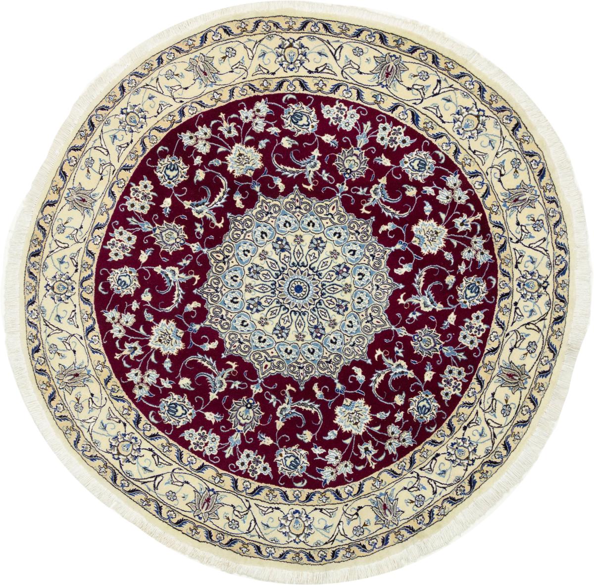 Tapete persa Naim 9La 190x190 190x190, Tapete persa Atado à mão