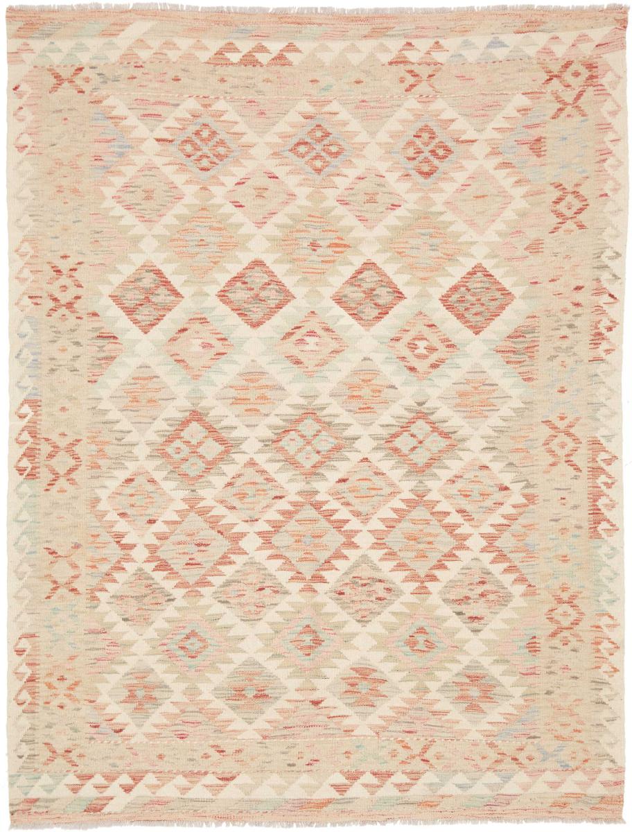 Afghansk tæppe Kelim Afghan 197x153 197x153, Persisk tæppe Håndvævet