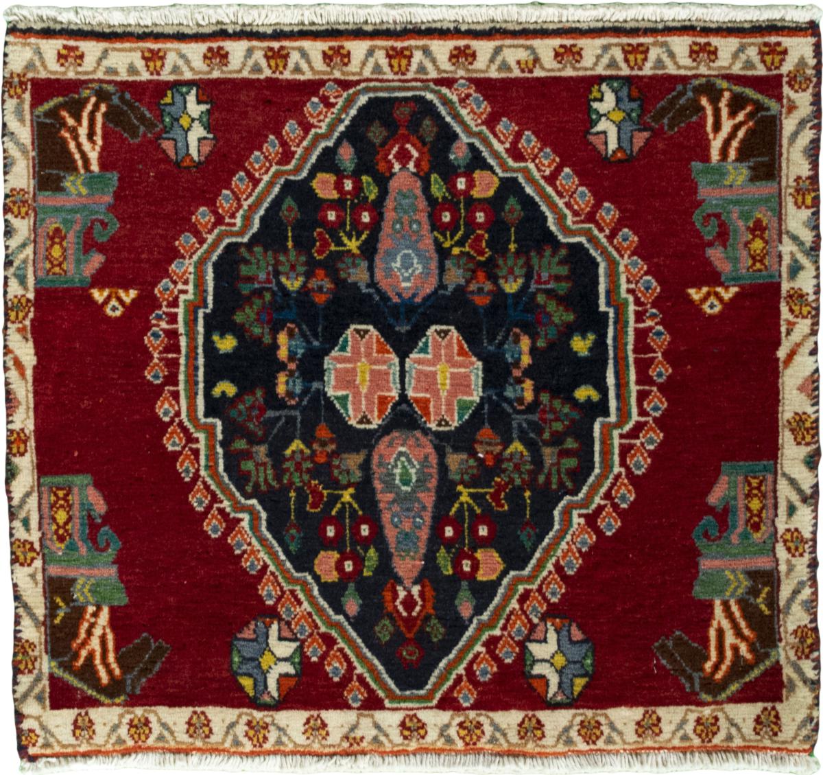 Tapis persan Shiraz 54x62 54x62, Tapis persan Noué à la main