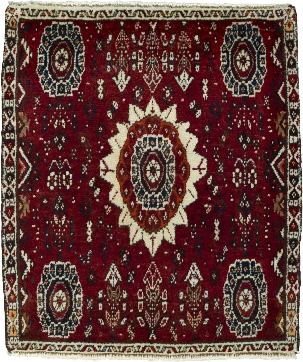 Persian Rug Shiraz 71x61 71x61, Persian Rug Knotted by hand
