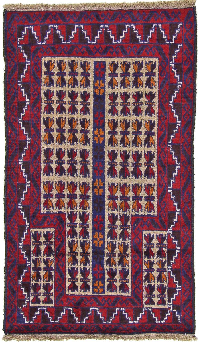 Afghaans tapijt Baluch 136x81 136x81, Perzisch tapijt Handgeknoopte