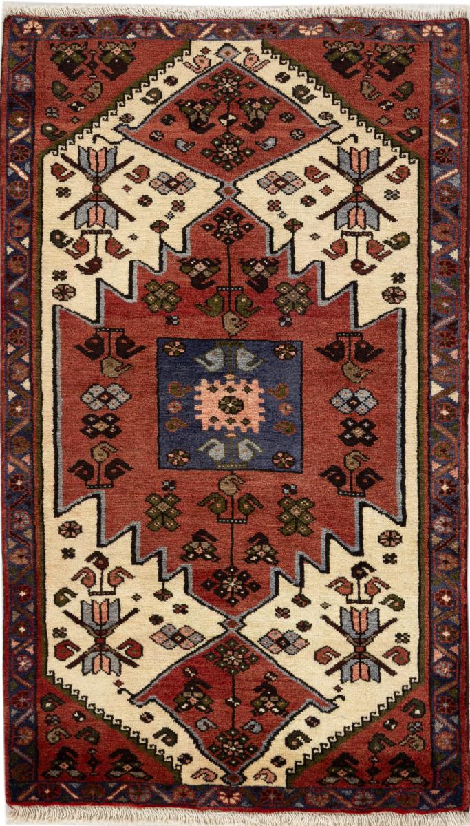 Alfombra persa Khamseh 136x77 136x77, Alfombra persa Anudado a mano