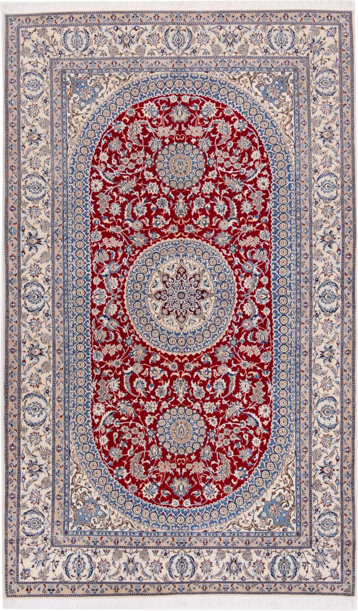 Tappeto persiano Nain 6La Ordito in Seta 253x153 253x153, Tappeto persiano Annodato a mano