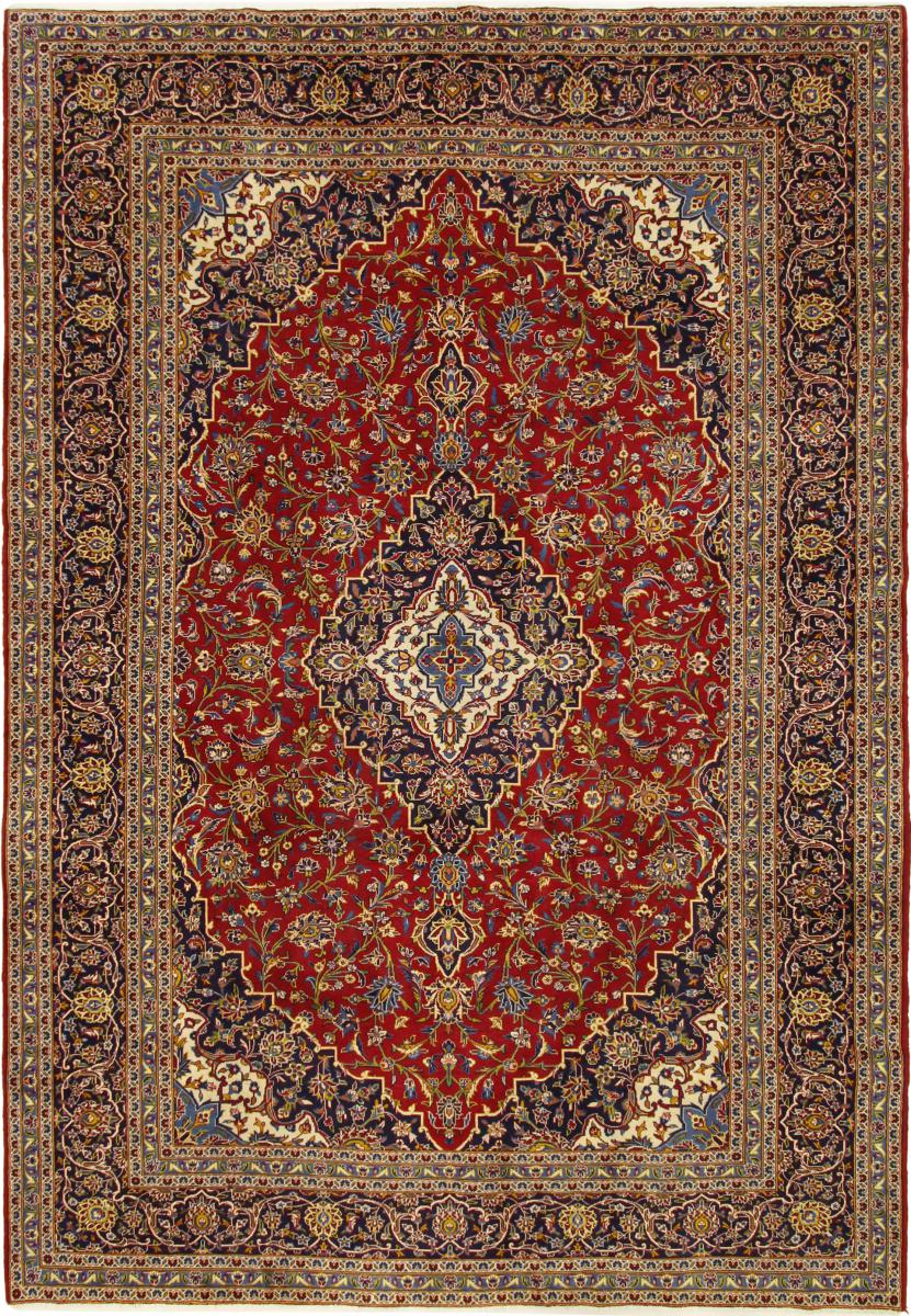 Persialainen matto Keshan 374x264 374x264, Persialainen matto Solmittu käsin