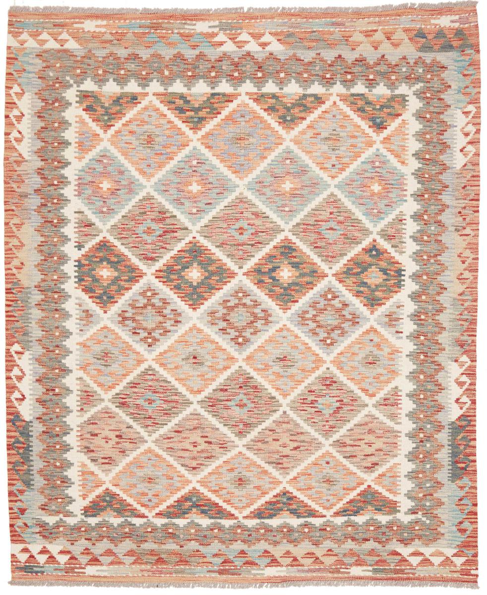 Afghansk tæppe Kelim Afghan 191x158 191x158, Persisk tæppe Håndvævet