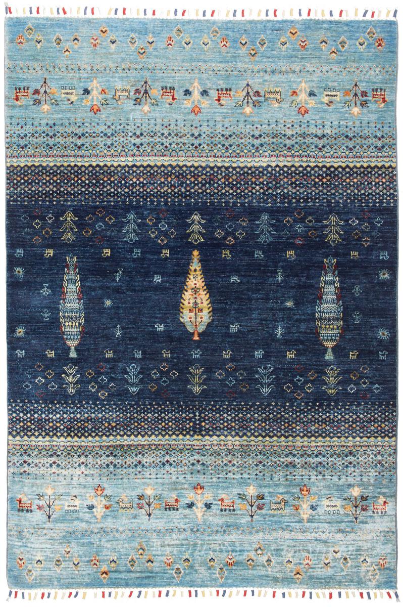 Pakistani rug Design Arijana 6'0"x4'0" 6'0"x4'0", Persian Rug Knotted by hand