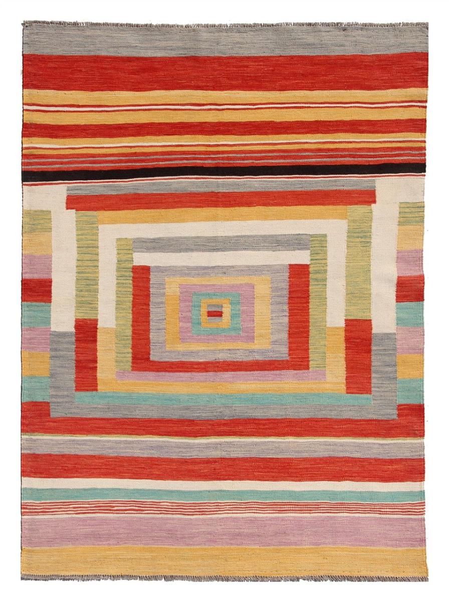 Alfombra afgana Kilim Afghan Edition 206x150 206x150, Alfombra persa Tejido a mano
