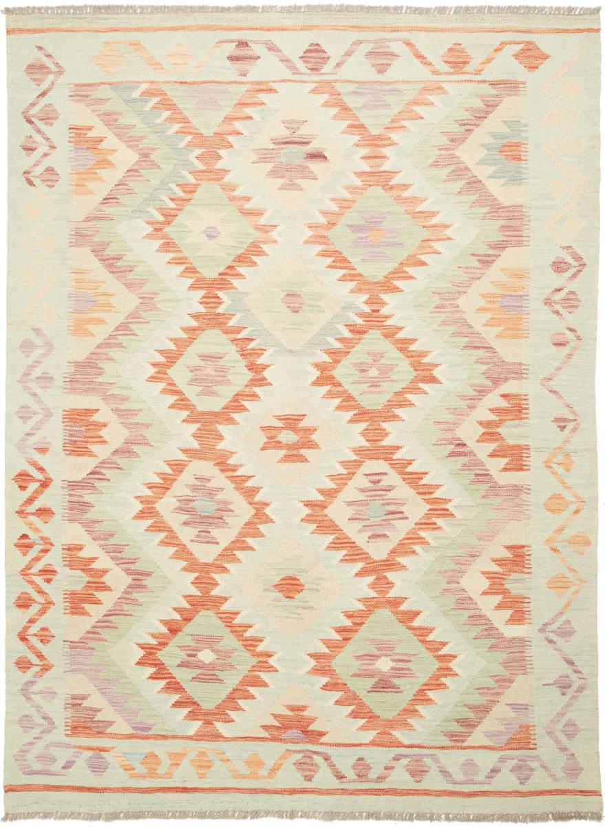Tapis afghan Kilim Afghan 207x154 207x154, Tapis persan Tissé à la main