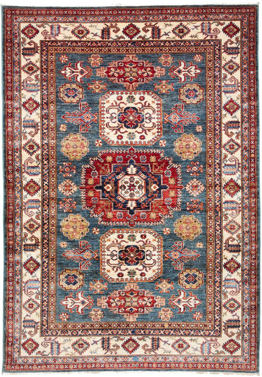 Tapis pakistanais Kazak 220x149 220x149, Tapis persan Noué à la main