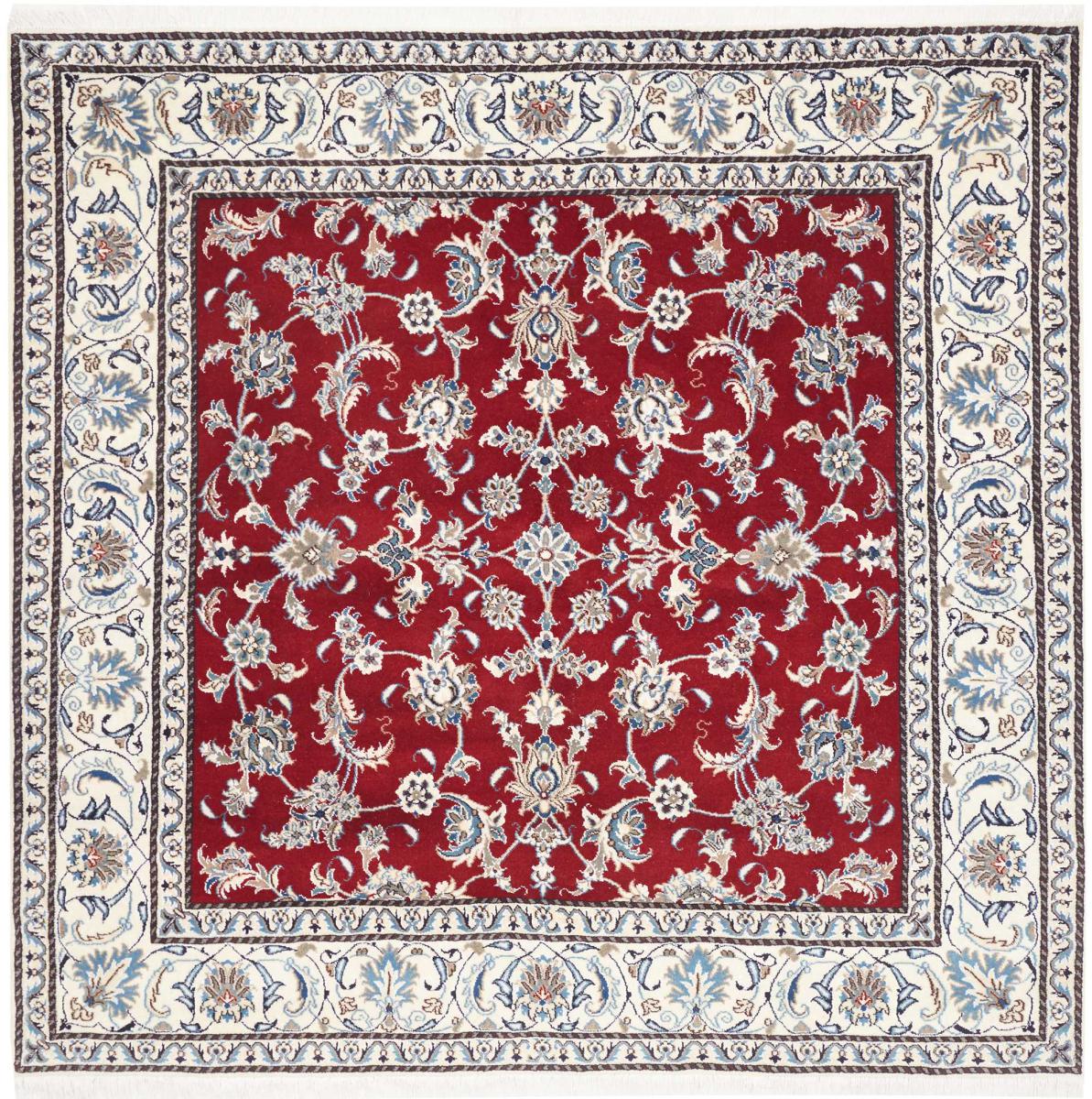 Persialainen matto Nain 204x209 204x209, Persialainen matto Solmittu käsin