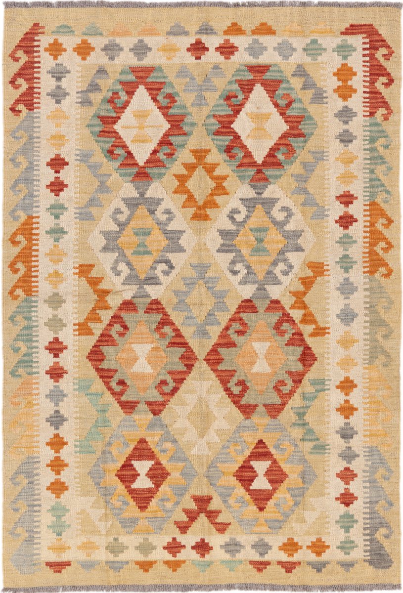 Afganistanilainen matto Kelim Afghan 150x105 150x105, Persialainen matto Käsinkudottu
