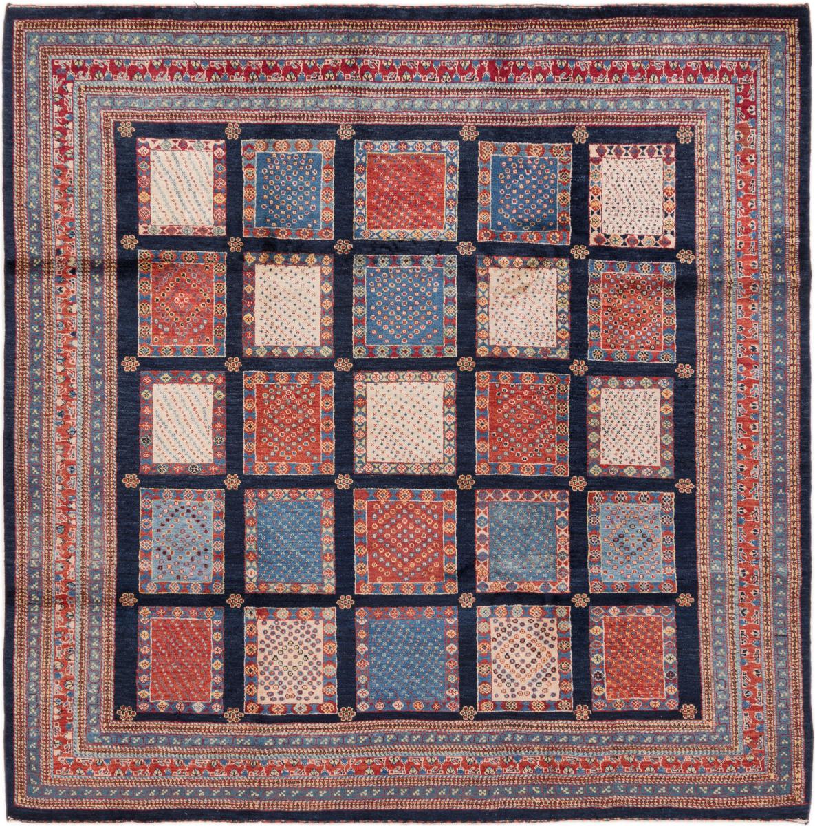 Covor persan Persia Gabbeh Loribaft Z 200x201 200x201, Covor persan Lucrate de mână
