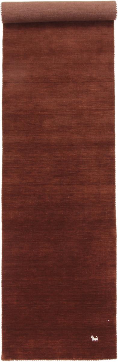 Indo rug Loom Gabbeh Brown 14'10"x2'7" 14'10"x2'7", Persian Rug Loom knotted