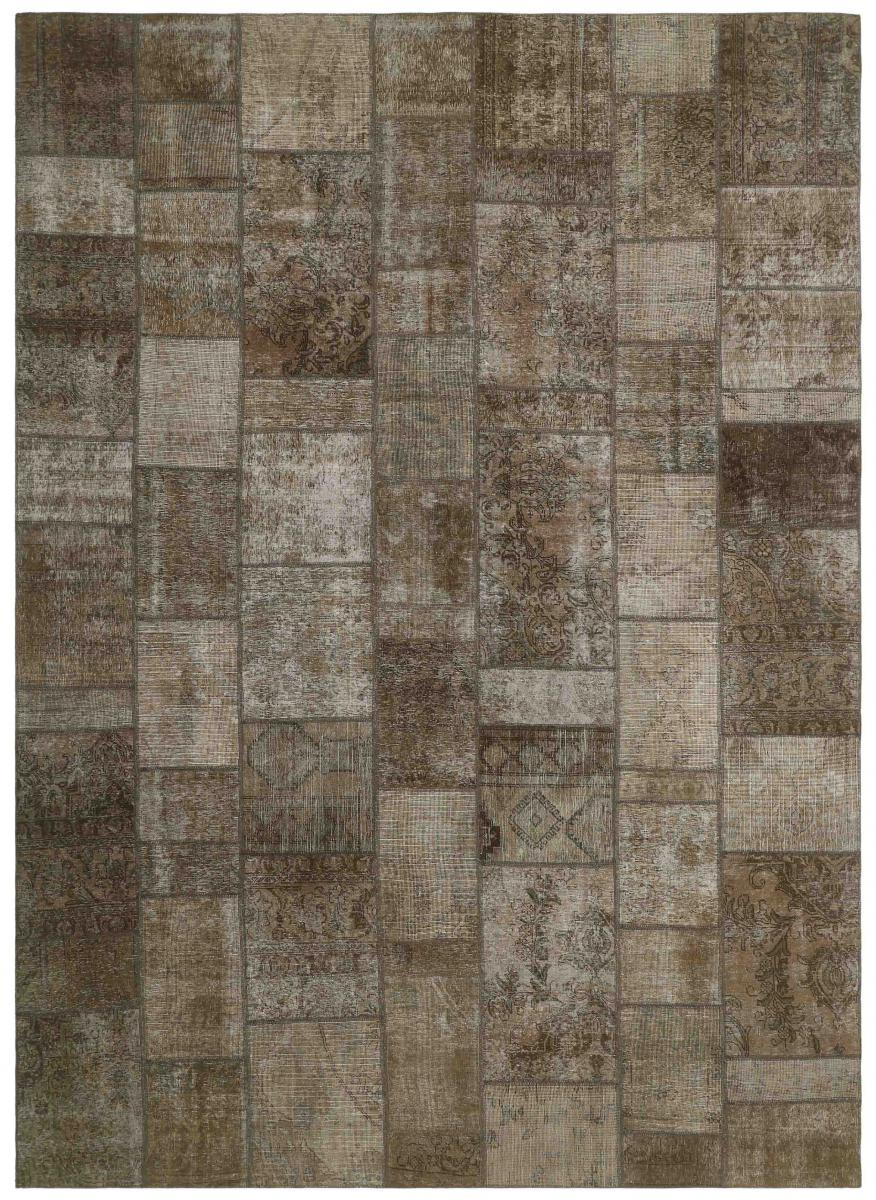 Tappeto persiano Patchwork 413x299 413x299, Tappeto persiano Annodato a mano