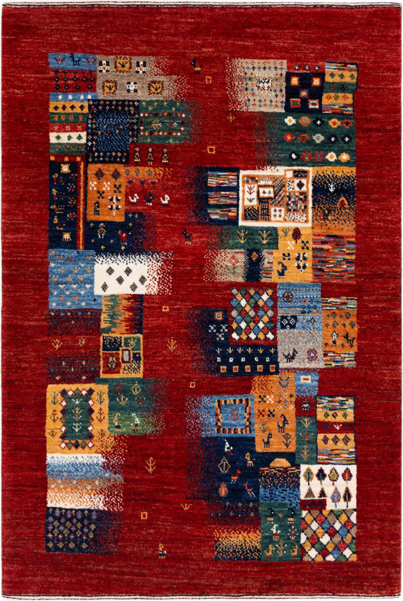 Alfombra persa Persa Gabbeh Loribaft Atelier 119x79 119x79, Alfombra persa Hecho a mano
