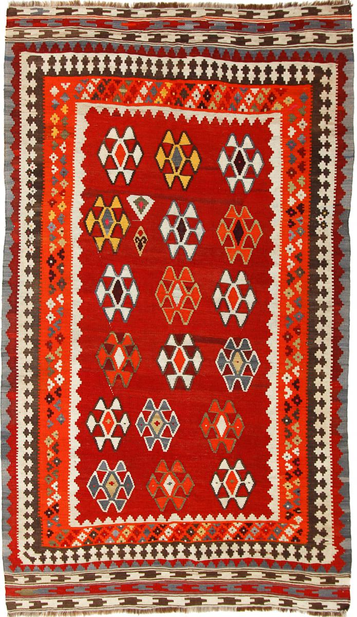 Tapete persa Kilim Fars Ghashghai 274x162 274x162, Tapete persa Tecido à mão