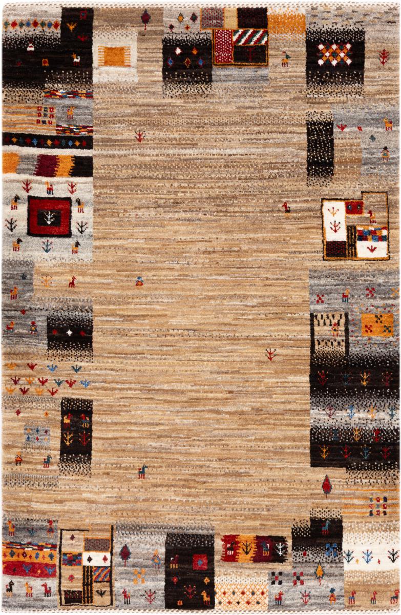 Tappeto persiano Persiano Gabbeh Loribaft Atelier 133x87 133x87, Tappeto persiano Annodato a mano