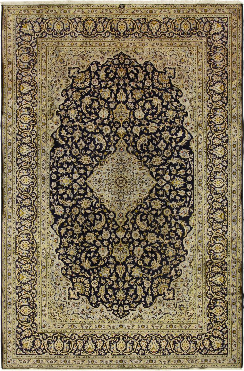 Alfombra persa Keshan 339x226 339x226, Alfombra persa Anudado a mano