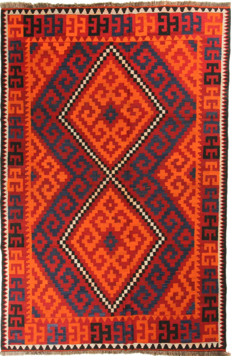 Tapete afegão Kilim Afegão Antigo 296x196 296x196, Tapete persa Tecido à mão