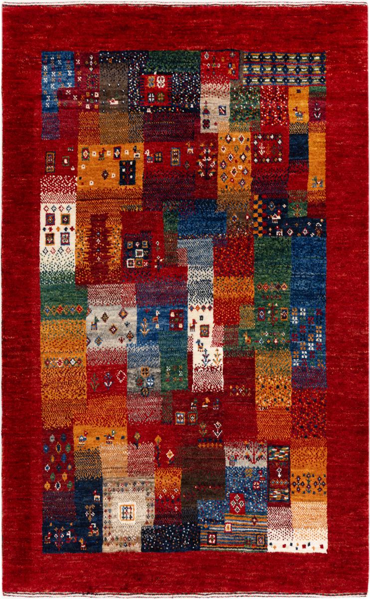 Tapis persan Persan Gabbeh Loribaft Atelier 135x84 135x84, Tapis persan Noué à la main