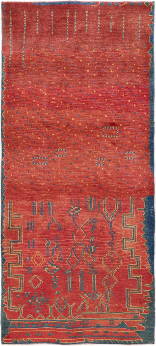 Tapis persan Persan Gabbeh 187x84 187x84, Tapis persan Noué à la main