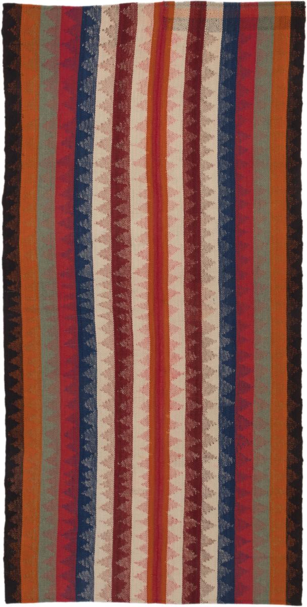 Tapete persa Kilim Fars Antigo 224x109 224x109, Tapete persa Tecido à mão