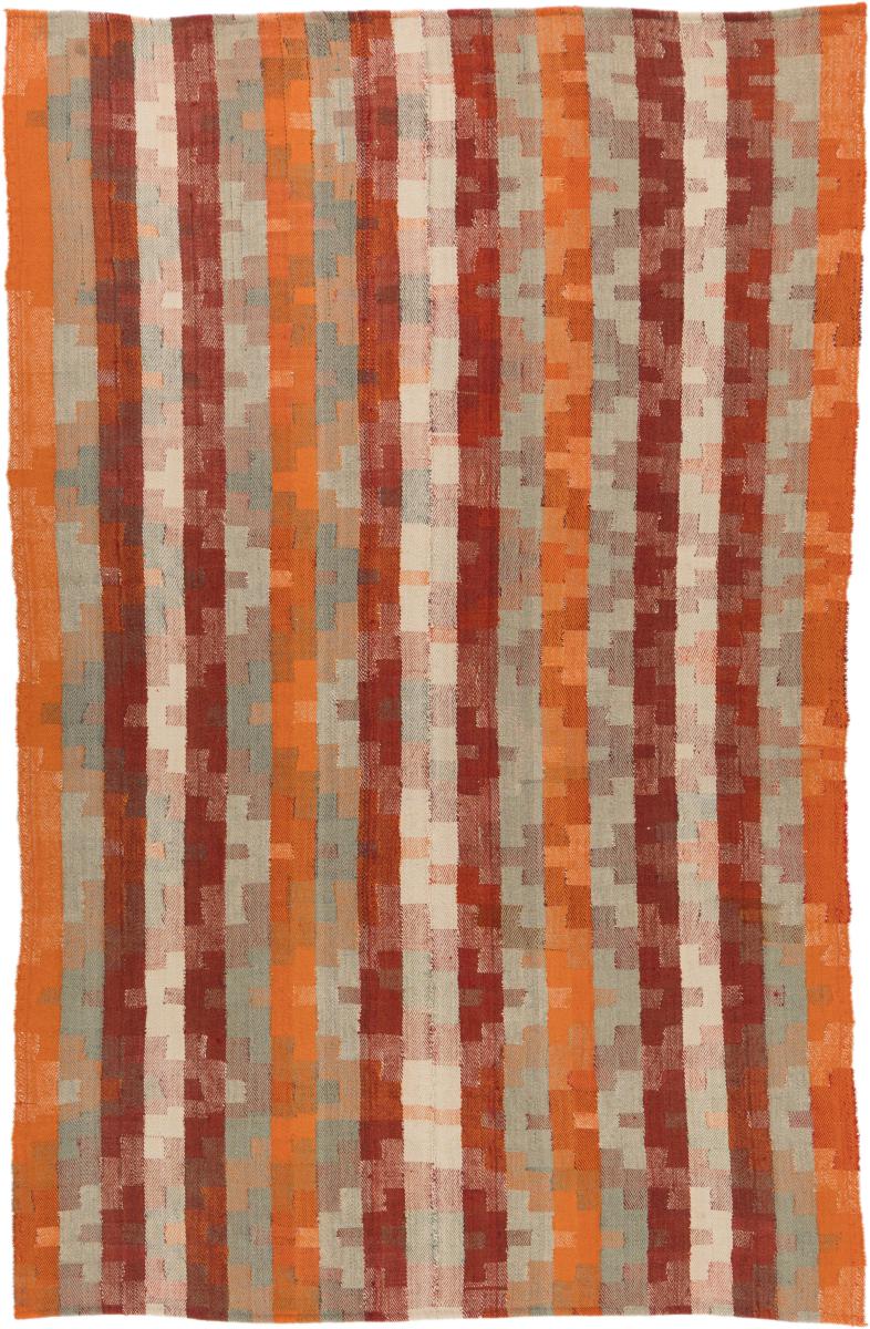 Tapis persan Kilim Fars 203x131 203x131, Tapis persan Tissé à la main