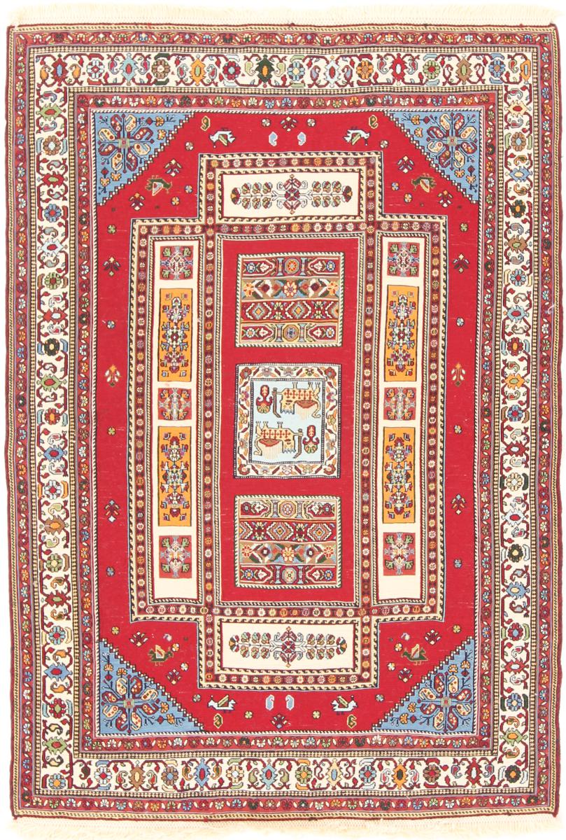 Perzsa szőnyeg Kilim Soozani 145x103 145x103, Perzsa szőnyeg szőttesek