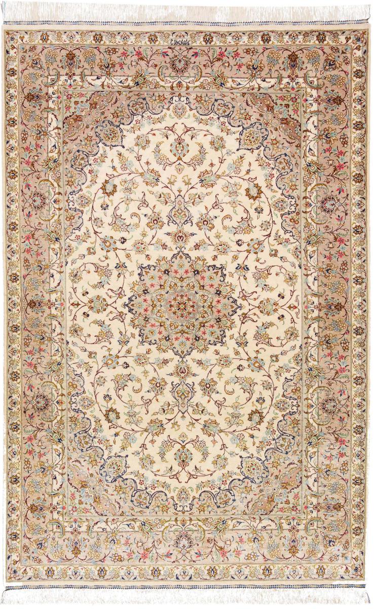 Persialainen matto Ghom Silkki 156x99 156x99, Persialainen matto Solmittu käsin