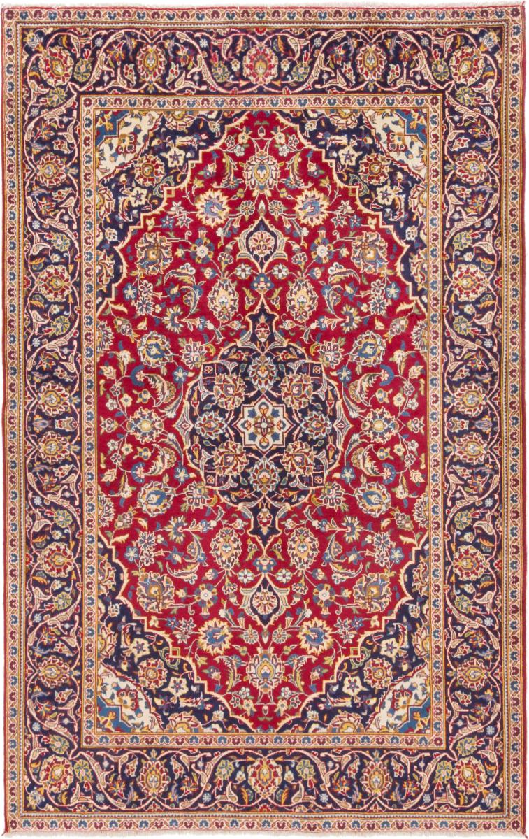 Persian Rug Keshan 216x141 216x141, Persian Rug Knotted by hand