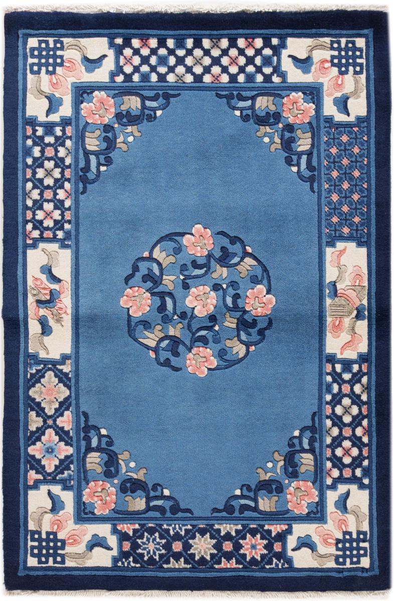 Kinesisk tæppe Kina Peking 91x61 91x61, Persisk tæppe Knyttet i hånden