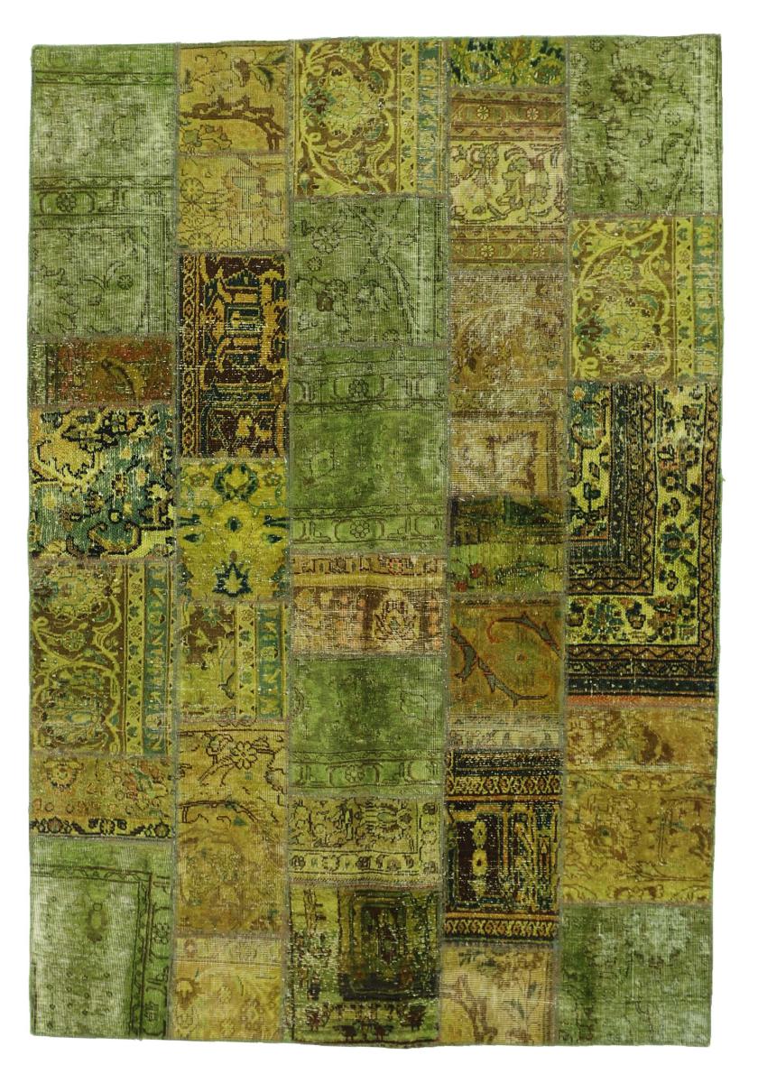 Tapete persa Patchwork 242x169 242x169, Tapete persa Atado à mão