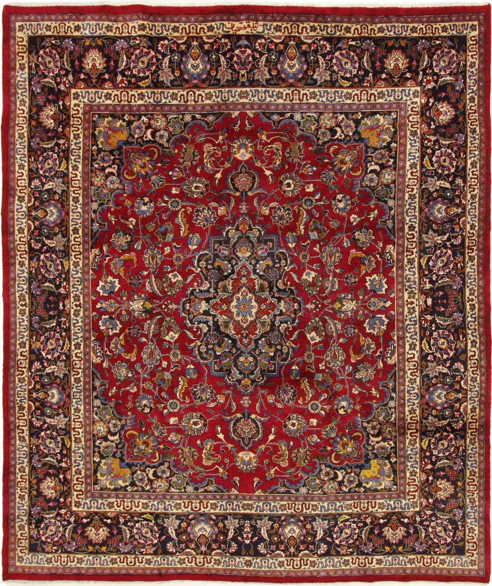 Alfombra persa Mashhad 239x287 239x287, Alfombra persa Anudado a mano
