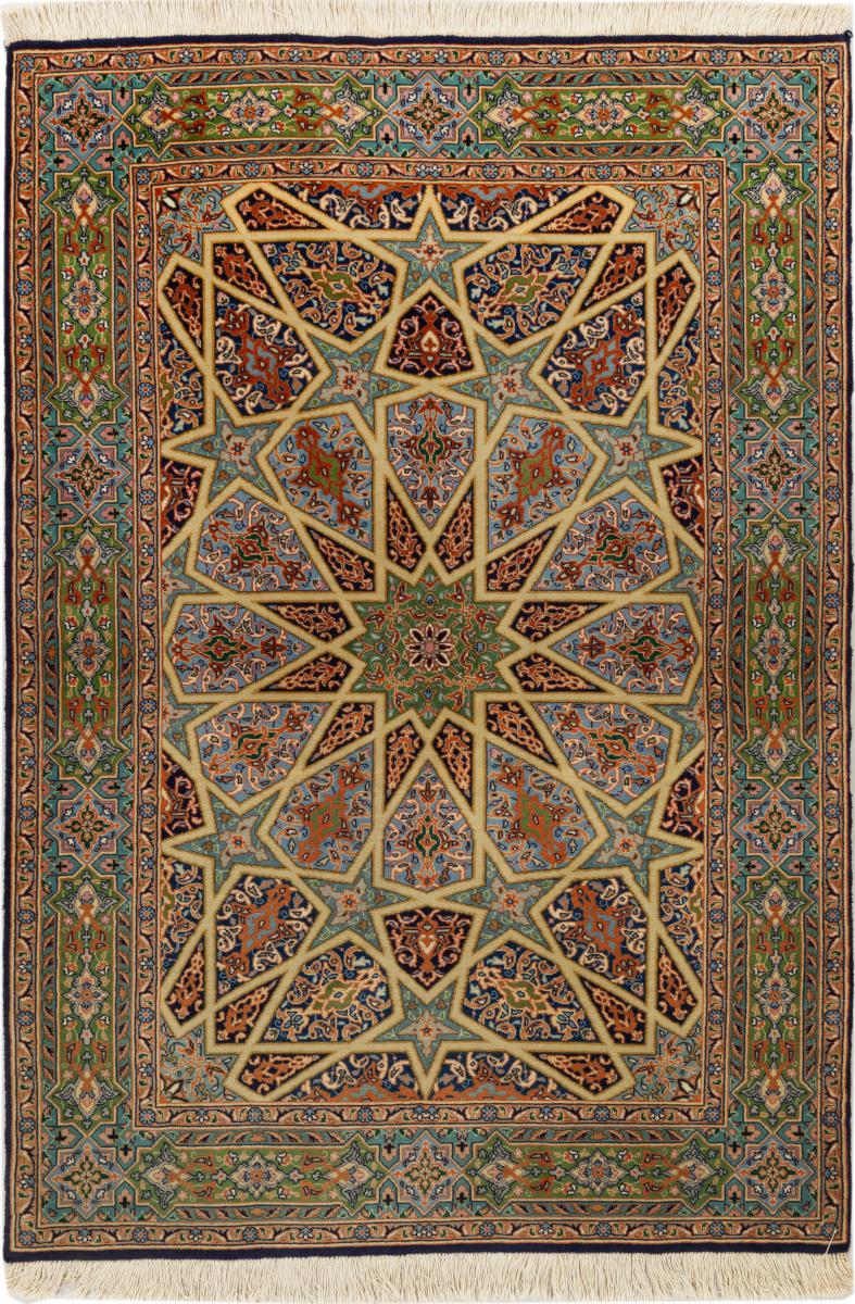 Persisk matta Tabriz 143x101 143x101, Persisk matta Knuten för hand