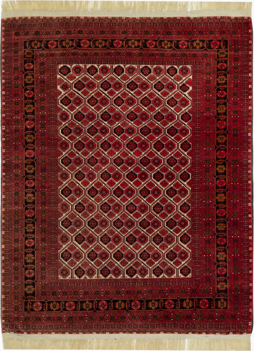 Αφγανικό χαλί Buchara 257x206 257x206, Περσικό χαλί Οι κόμποι έγιναν με το χέρι