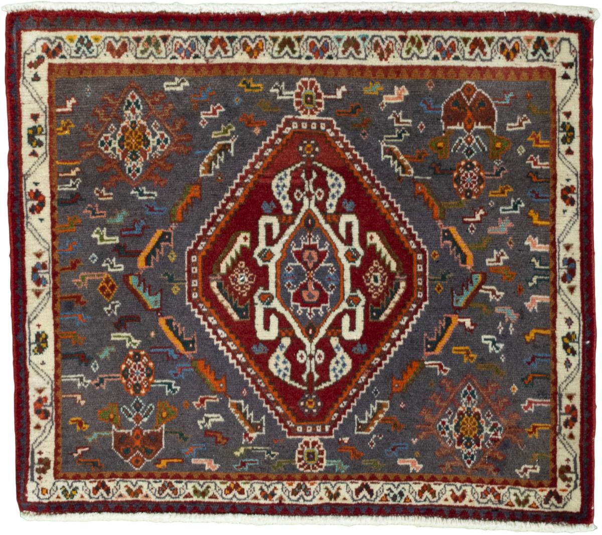 Perserteppich Shiraz 58x67 58x67, Perserteppich Handgeknüpft