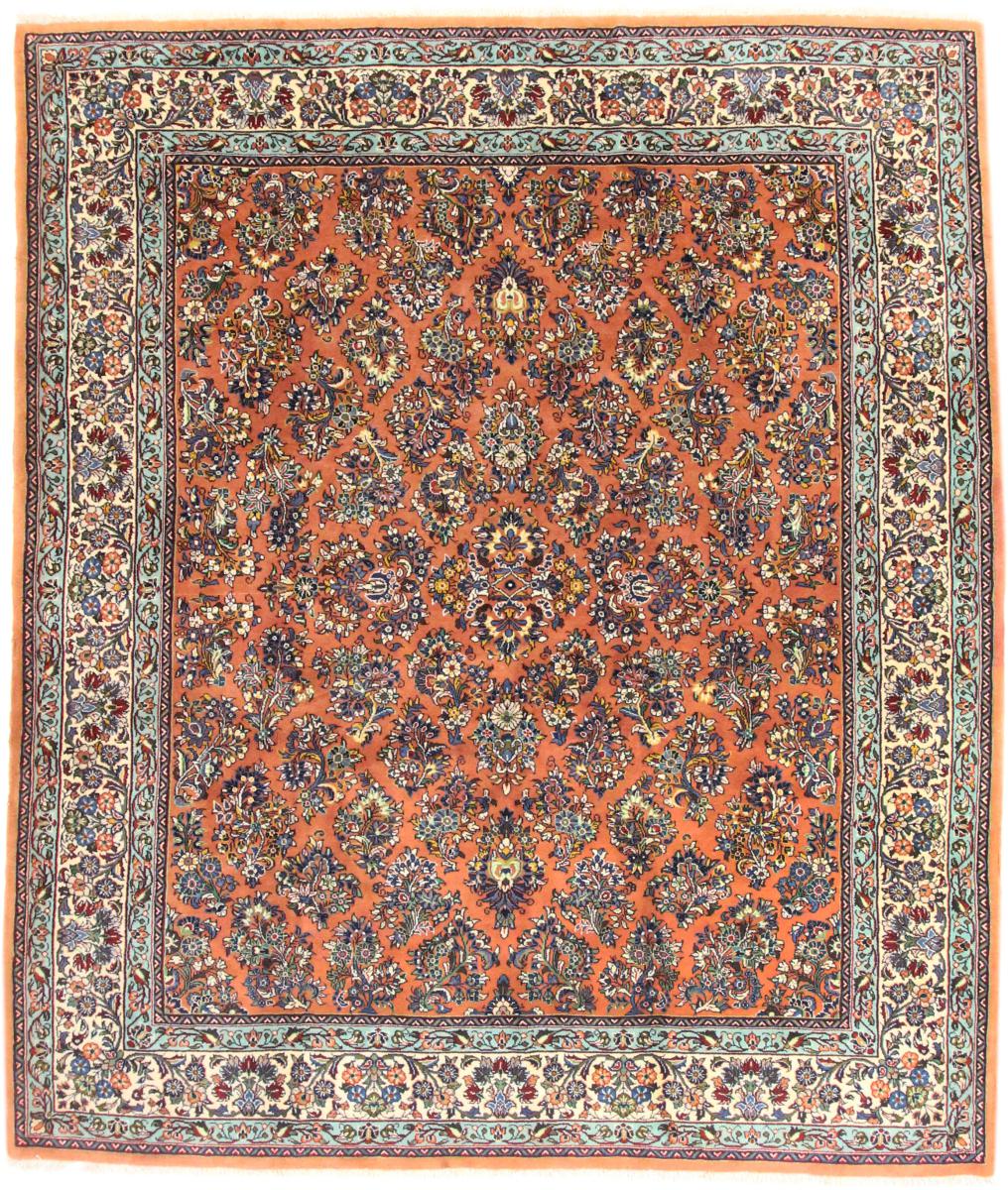 Tapete persa Sarough 261x225 261x225, Tapete persa Atado à mão