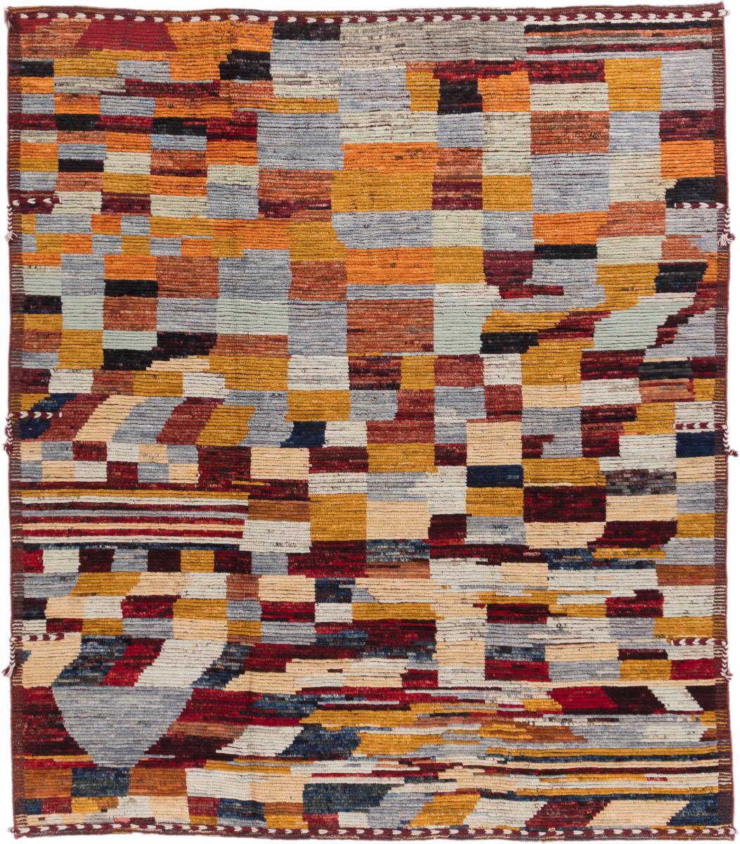 Afghanska mattan Berber Ghashghai 293x257 293x257, Persisk matta Knuten för hand