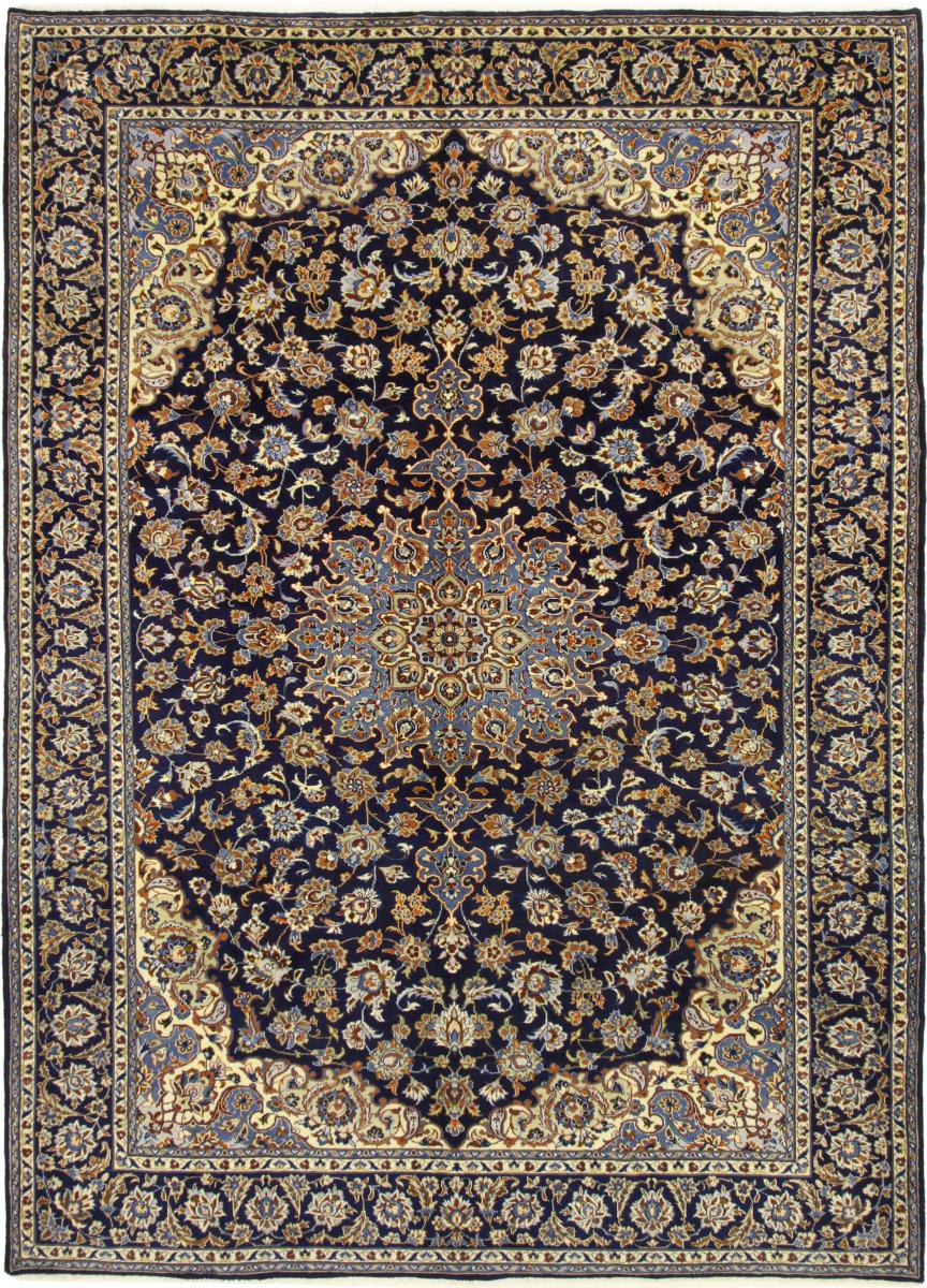 Alfombra persa Keshan 372x271 372x271, Alfombra persa Anudado a mano