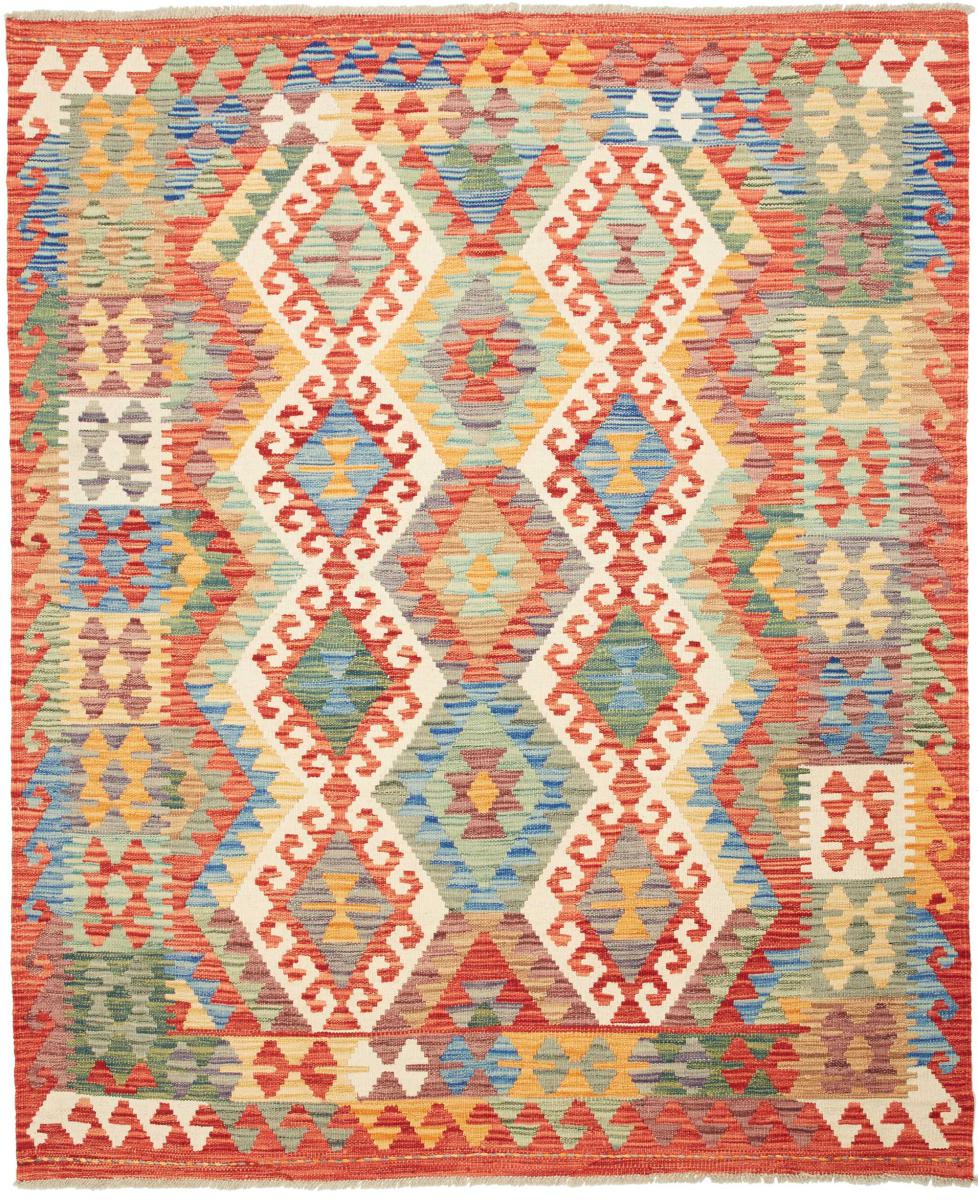 Tappeto Afgano Kilim Afghan 6'3"x5'2" 6'3"x5'2", Tappeto persiano Tessuto a mano