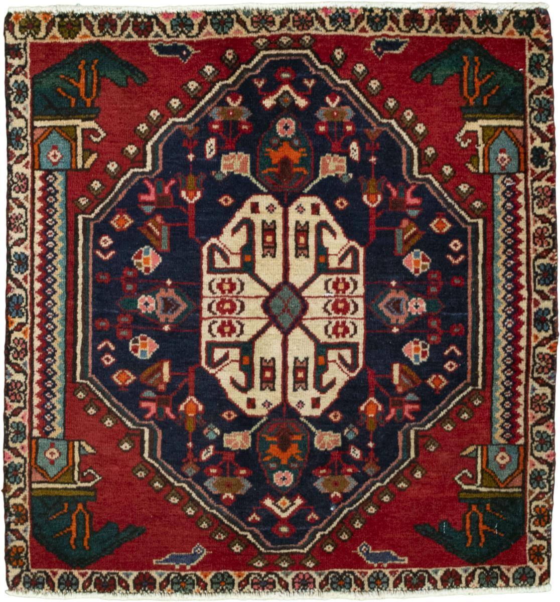 Persian Rug Shiraz 69x64 69x64, Persian Rug Knotted by hand
