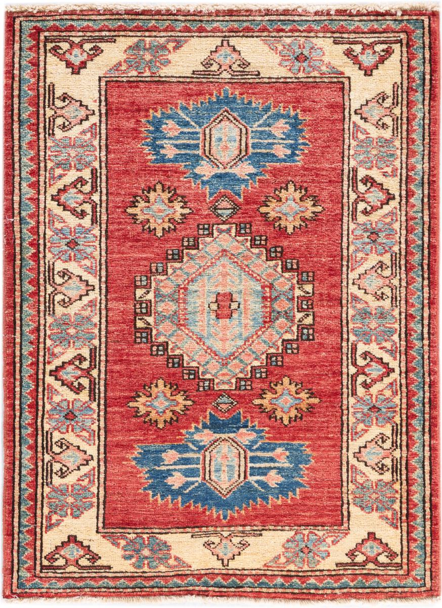 Afghansk teppe Super Kazak 88x66 88x66, Persisk teppe Knyttet for hånd