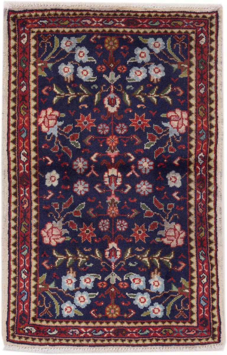 Persian Rug Hamadan 94x66 94x66, Persian Rug Knotted by hand