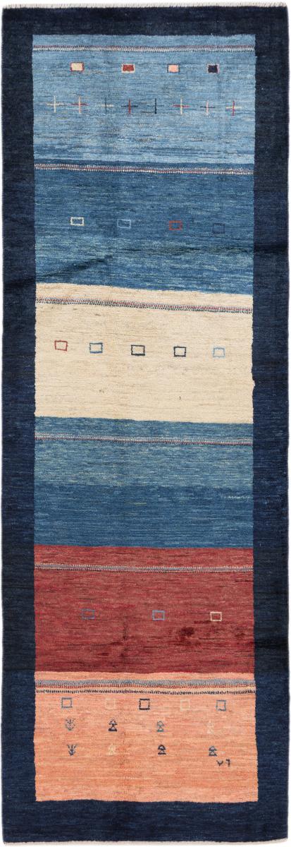 Persian Rug Persian Gabbeh Loribaft Z 8'4"x2'9" 8'4"x2'9", Persian Rug Knotted by hand