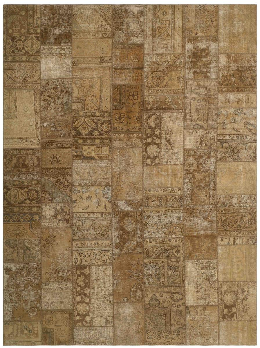 Tappeto persiano Patchwork 411x310 411x310, Tappeto persiano Annodato a mano