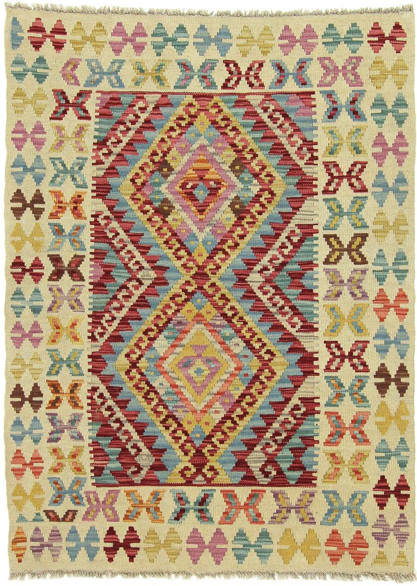 Tapete afegão Kilim Afegão 148x109 148x109, Tapete persa Tecido à mão