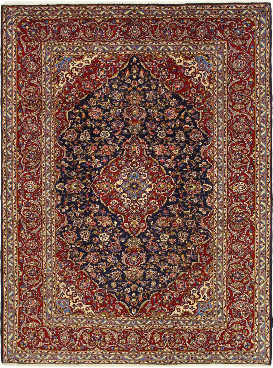 Alfombra persa Keshan 344x256 344x256, Alfombra persa Anudado a mano