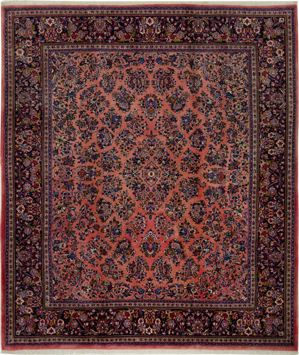 Tapete persa Sarough 259x222 259x222, Tapete persa Atado à mão