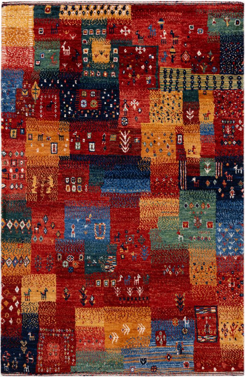 Persian rug Persian Gabbeh Loribaft Atelier 122x77 122x77, Persian rug Hand-knotted