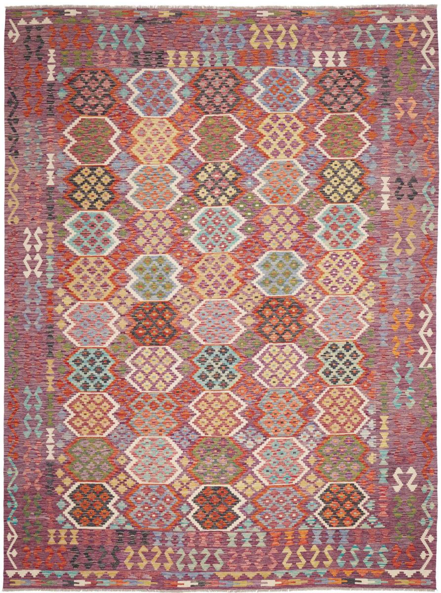 Afgán szőnyeg Kelim Afghan 345x256 345x256, Perzsa szőnyeg Kézzel szőtt